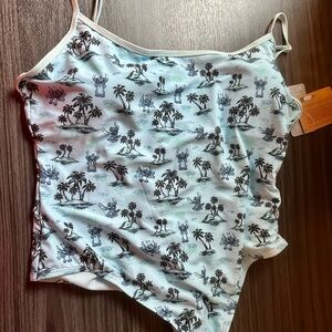 NEW Disney stitch/tropical bathing suit women’s XL